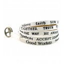 Bracelet Standard Metallic white