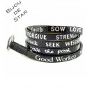 Bracelet Standard Metallic black
