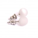 Boucles d'oreilles gris clair