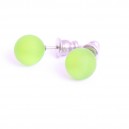 Boucles d'oreilles vert