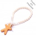 Bracelet pain d'épices crème