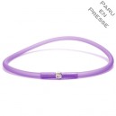 Bracelet My first diamond violet transparent