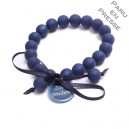 Bracelet mini boules Marine