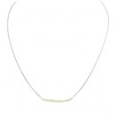 Collier mini perido et chaine en argent