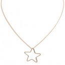 Collier Etoile sur chaine plaqué or