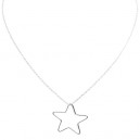 Collier Etoile sur chaine argent