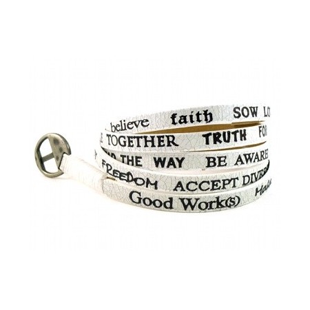 Bracelet white Good Work(s) Standard Metallic