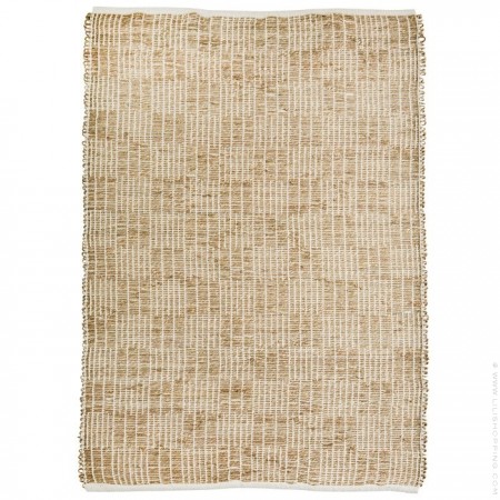Handwoven seagrass rug with cotton 180 / 120