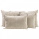 Chennai black square cushion with inner