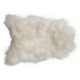 Genuine tibet lamb rectangular kaki cushion
