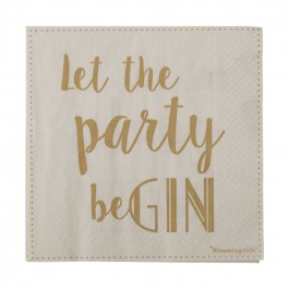 Let the party begin napkin