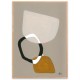 Affiche encadrée Mae Studio Composition 01 30 cm x 40 cm