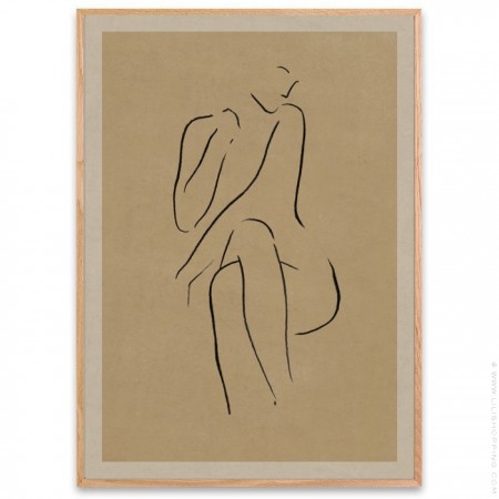 Lemon Grace I 30 cm x 40 cm framed poster