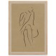 Norm Architects Enso Black II 30 cm x 40 cm framed poster