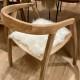 Natural Icelandic sheepskin chair pad