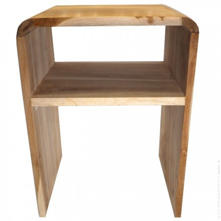 Recycled teak 65 cm bar stool