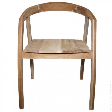 Recycled teak 50 cm stool