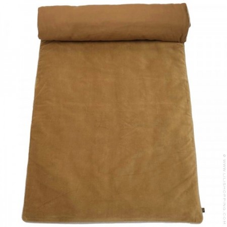 Khaki Chennai linen bedroll