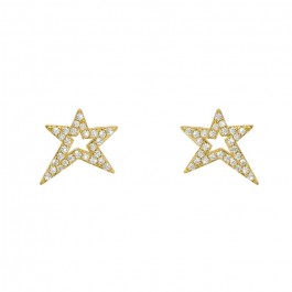 Gold platted little Stardust earrings
