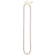 Collier retro pink Tennis