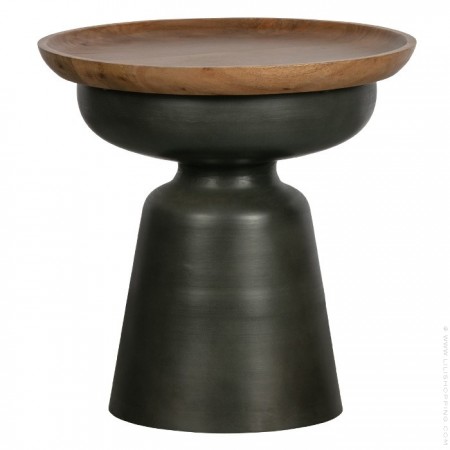 Table basse Dua bois et métal