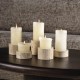 Medium large ivoire candle