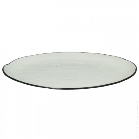 White Basil plate