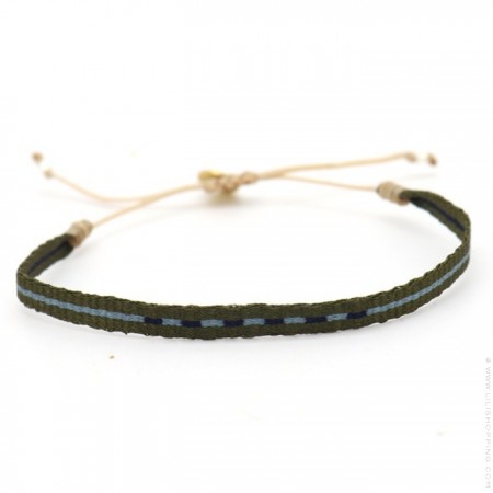 Bracelet Argentinas kaki et marine