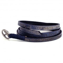 Bracelet Courage Vintage deep blue