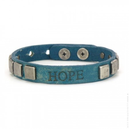 Imagine natural courage vintage pyramid bracelet