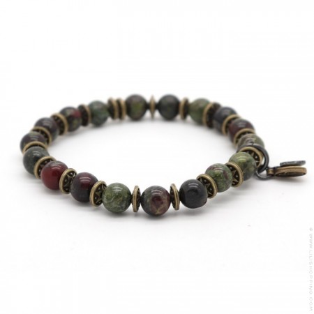 Buddha bracelet with black onyx