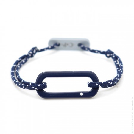Bracelet oval corail cordon bleu