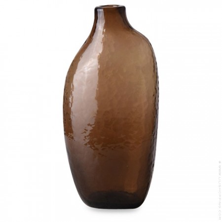 Vase bouteille vert