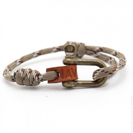 Bracelet Fisherman marine laiton antique