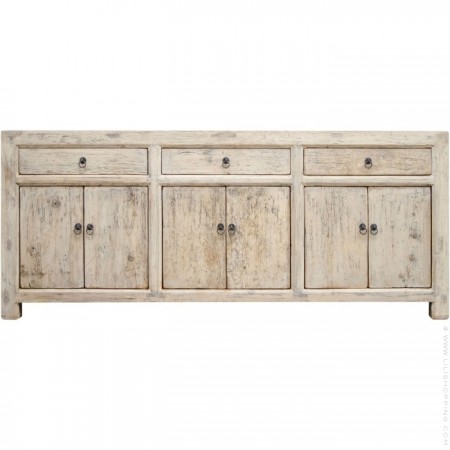 Reclaimed pine wood sideboard