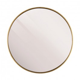 50 cm round gold mirror