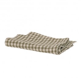 Serviette / set de table Piana kaki  36 x 48 cm