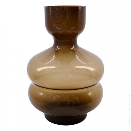 Tinka green glas vase