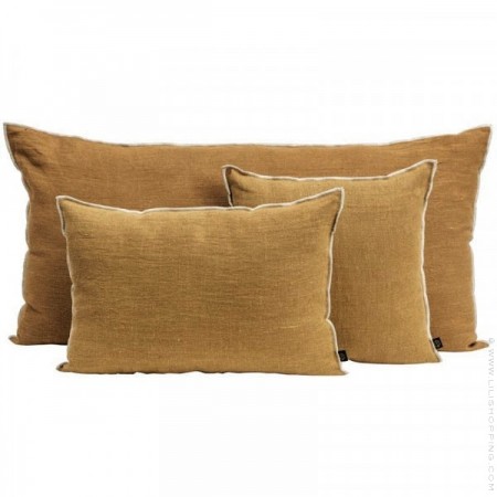 Chennai tobacco rectangular cushion with inner