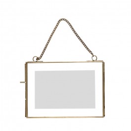 Loft chained brass photo frame 18 x 13 cm