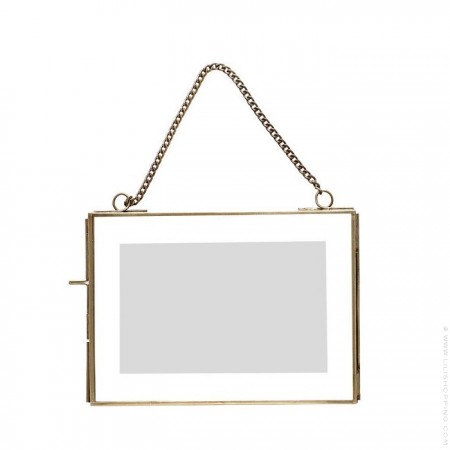 Loft chained brass photo frame 30 x 24 cm