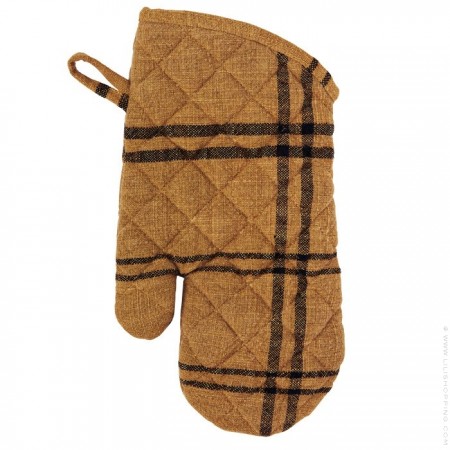 Quilted oven mitt