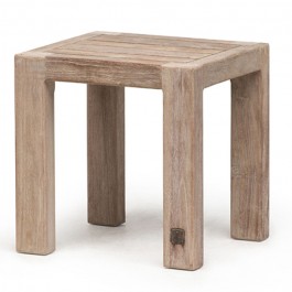 Tabouret / petite table Sandy en teck