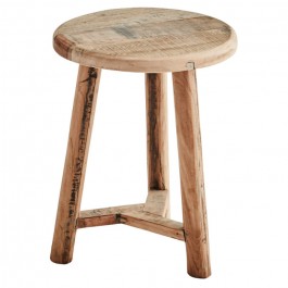 Tabouret en bois recyclé