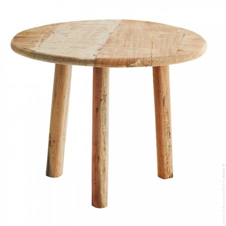Tabouret en bois recyclé