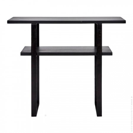 Black Woda console table