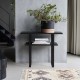 Black Woda console table