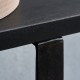Black Woda console table