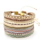 Bracelet Argentinas beige gris or