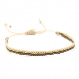 Argentinas grey beige gold bracelet